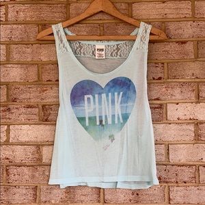 PINK (Victoria's Secret) Cropped Muscle Tank